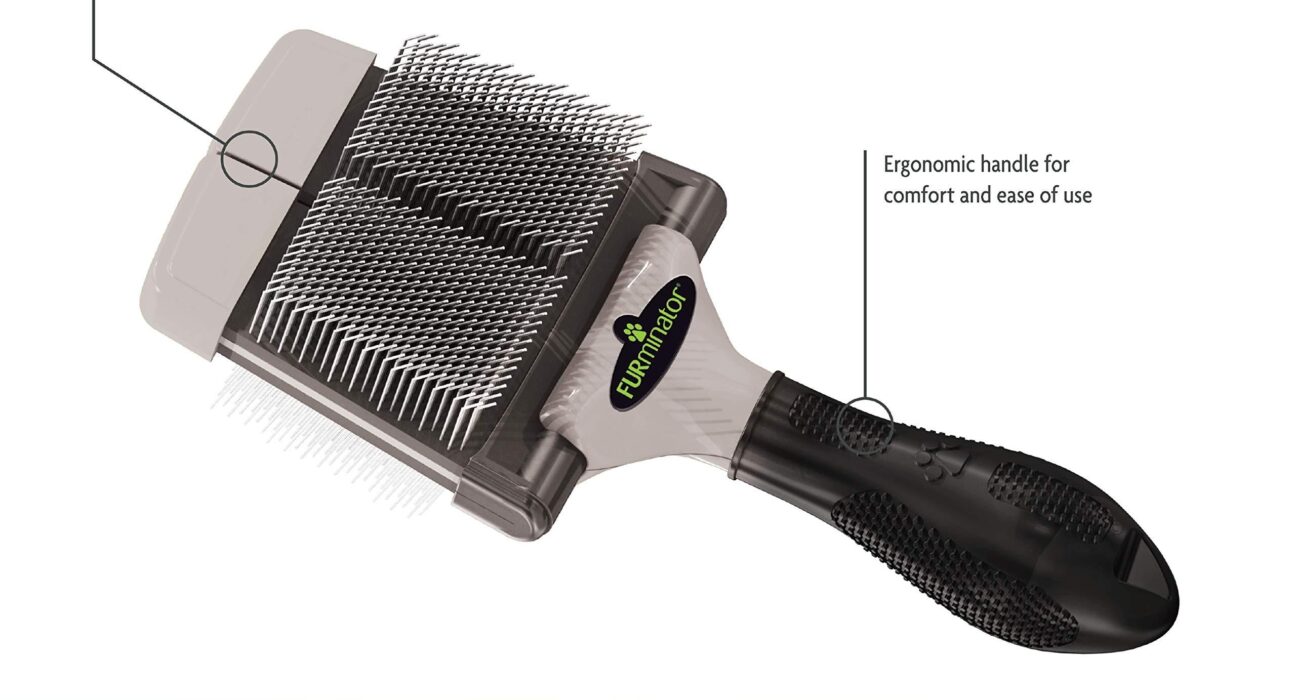 Furminator Slicker Brush: Detangling for Long-Haired Pets
