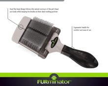 Furminator Slicker Brush: Detangling for Long-Haired Pets