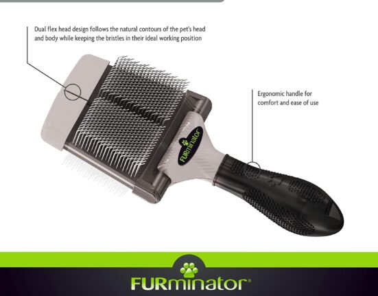 Furminator Slicker Brush: Detangling for Long-Haired Pets