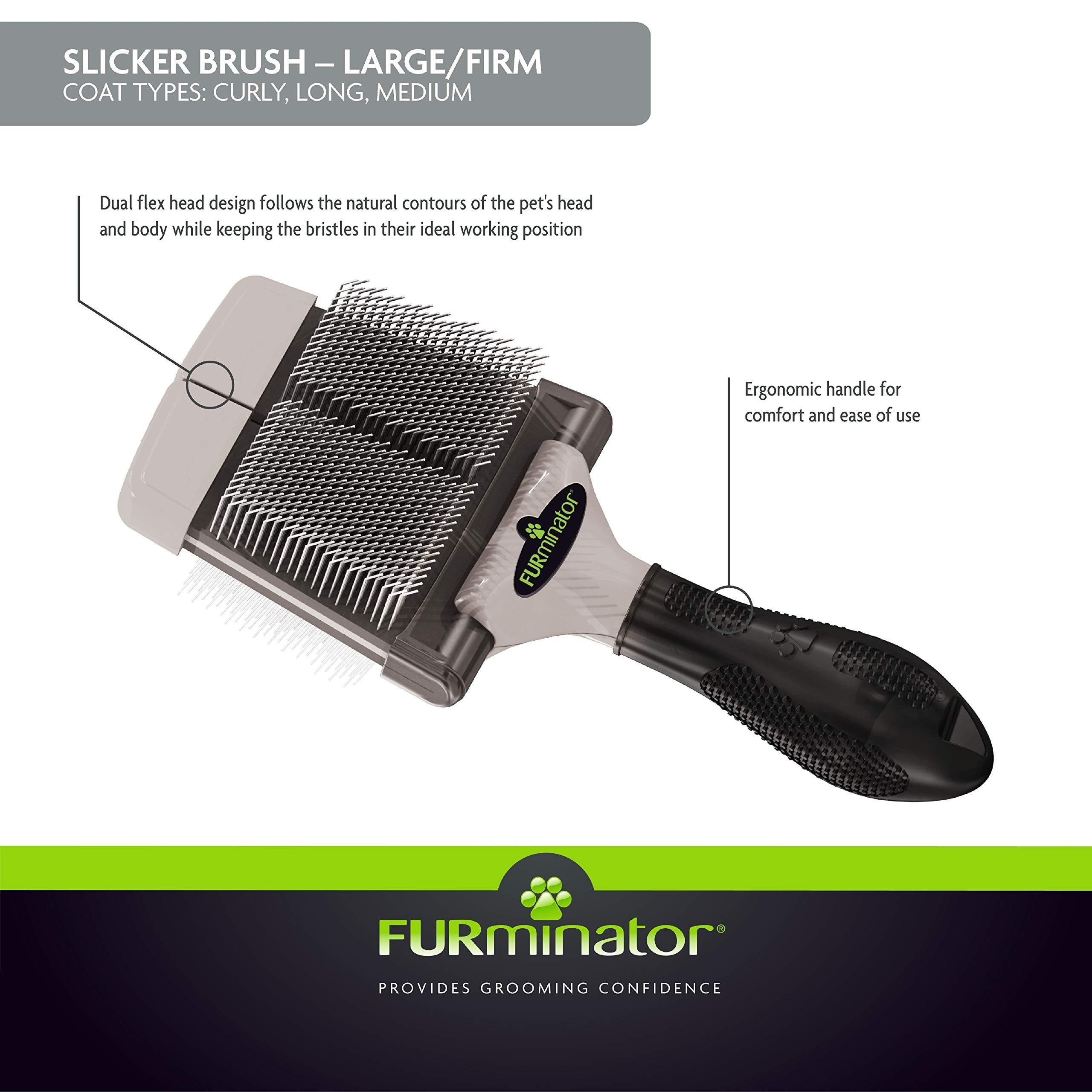 Furminator Slicker Brush: Detangling for Long-Haired Pets